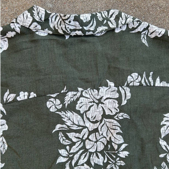 Vintage Ocean Current Mens Shirt XL Button Down 100% Rayon Tropical Floral Print - Picture 6 of 9